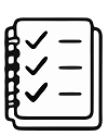 Dessin d'un agenda pour illustrer l"importance de la stratégie à mettre en place dans le cadre de l’alimentation pauvre en FODMAP, du SIBO et de l'IMO.